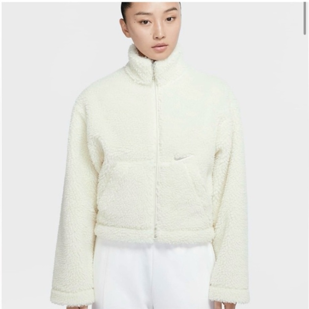 Nike Cream Sherpa Jacket